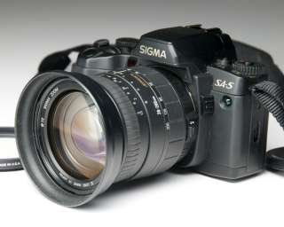 Sigma SA 5 35mm Film Camera with 28 200mm AF ZOOM Lens   EXCELLENT 