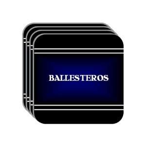  Personal Name Gift   BALLESTEROS Set of 4 Mini Mousepad 