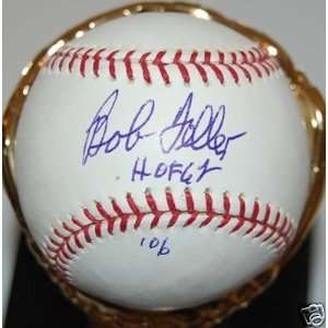  Signed Bob Feller Ball   Pitcher Hofer