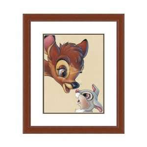  Disney Framed Art Bambi & Thumper   Friends Children