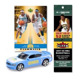   with Allen Iverson & Carmelo Anthony Card and 2007 08 Fleer Fat Pack