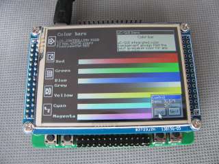   development board + 2.8 TFT true color touch screen module  