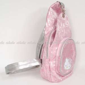  Hello Kitty Triangle Shoulder Bag Hand Bag Pink Baby