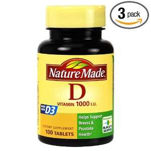  Nature Made Maximum Strength Vitamin D Tablets for Breast 