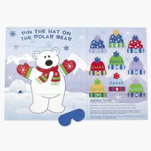  Pin The Hat On The Polar Bear Game   Games & Activities 