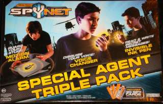Real Tech Spy Net Special Agent Triple Pack ~New & Sealed~ 3 Toys 