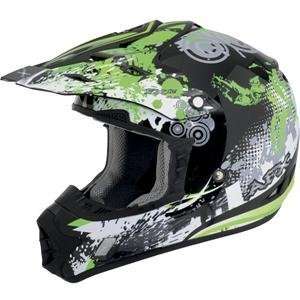  AFX FX 17 Stunt Helmet   Medium/Green Automotive