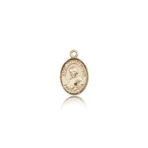 14kt Gold St. Saint John Neumann Medal 1/2 x 1/4 Inches 