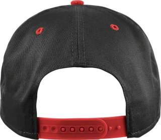 Chicago Cubs Red/Black 47 Brand Tricky Lou Adjustable Snapback Hat 