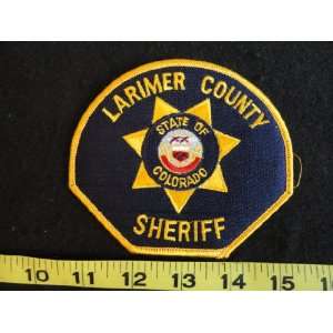  Larimer County Colorado Sheriff Patch 