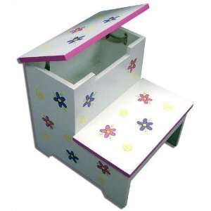  LC Creations Springtime Daisies Storage Stepstool Baby