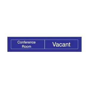 EN303BL   Engraved, Conference Room In Use/Vacant, 2 X 10, Blue, 2 