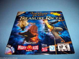 PC CD Disney TREASURE PLANET RACER Game Demo NEW/SEALED/MINT Free 