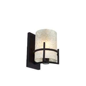   Wall Sconce in Black Diamond with Eco Krystal glass