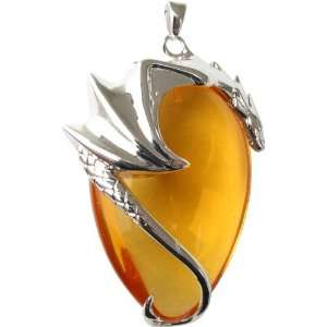 Basking Draca Crystal Keeper Pendant For Money & Luck   by Anne Stokes 