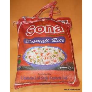  Sona White Basmati Rice 10 Lbs Product of India 