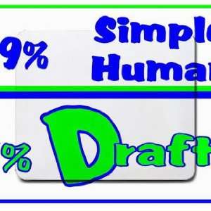 49% Simple Human 51% Drafter Mousepad