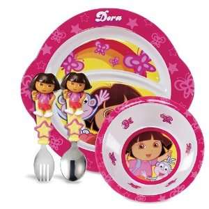  Dora the Explorer Dining Set by Munchkin Baby