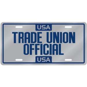  New  Usa Trade Union Official  License Plate Occupations 