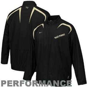 Nike Wake Forest Demon Deacons Black Hash Mark Clima FIT Performance 