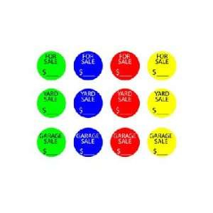 For Sale Round Labels Case Pack 48