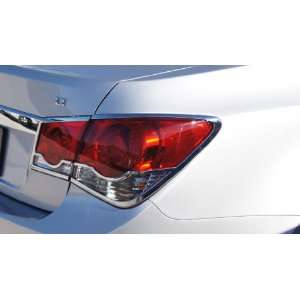 2011   2012 Chevrolet Cruze Chrome Tail Light Cover Set (2 Tail Lights 