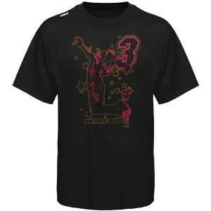 Miami Heat #3 Dwyane Wade Youth Black Starlight T shirt  