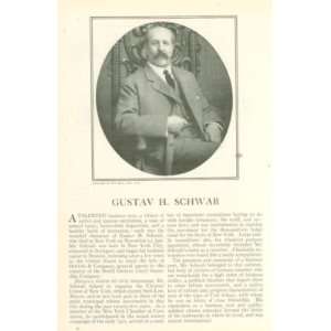  1913 Gustav H Schwab New York Businessman 