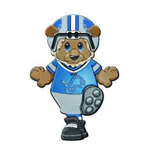  SC Sports Detroit Lions Mascot Window Cling  Set of 2 