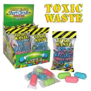 Toxic Waste Bubble Gum Short Circuits Grocery & Gourmet Food