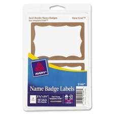 avery name badge label 2 34 width x 3 37 length 2 sheet removable 100 