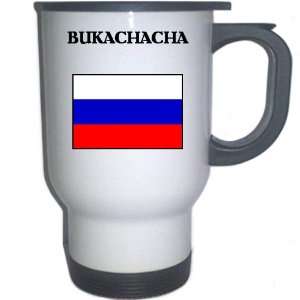  Russia   BUKACHACHA White Stainless Steel Mug 