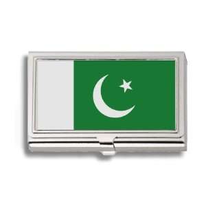  Pakistan Pakistani Flag Business Card Holder Metal Case 