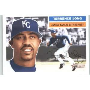  2005 Topps Heritage #38 Terrence Long   Kansas City Royals 