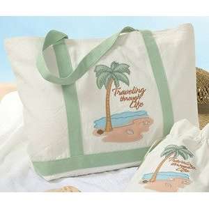  Palm Tree Traveling Through Life Beach Bag