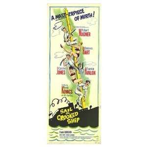  Sail a Crooked Ship Original Movie Poster, 14 x 36 (1961 