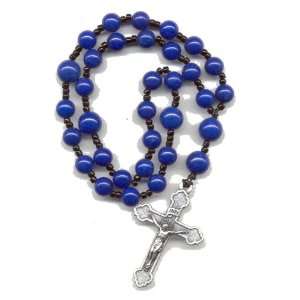   Prayer Beads, Rosary   Lapis Mountain Jade Beads 
