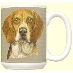   Kiphuth Dog Breed 15 ounce Coffee Mug Cup ~ Beagle