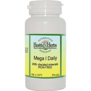  Alternative Health & Herbs Remedies Mega I Daily Iron Free 
