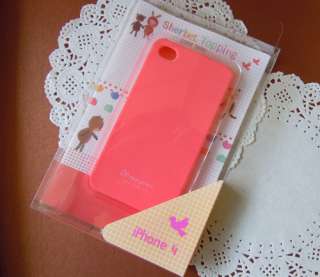 Hot Happymori Sherbet Topping Silicone Back Case for iPhone 4 4S baby 