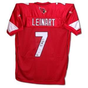  Autographed Matt Leinart Uniform   RED/CARDINALS/REEBOK 