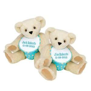  15 Twin Boy Bears   Buttercream Fur Toys & Games
