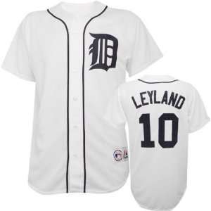  Jim Leyland Majestic MLB Home Replica Detroit Tigers 