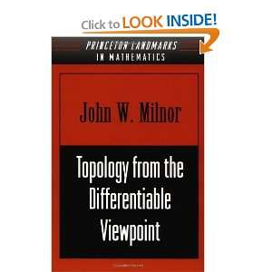  Topology from the Differentiable Viewpoint [Paperback 