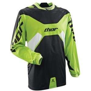   Thor Motocross Youth Phase Jersey   2010   X Small/Silver Automotive