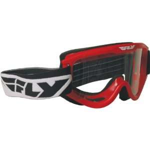   Focus Adult Dirt Bike Motorcycle Goggles Eyewear   Red / One Size