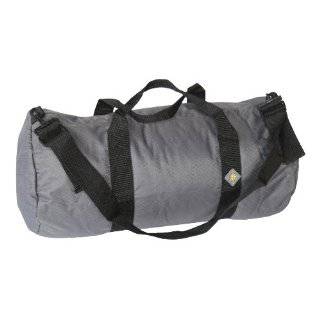   Cloth Diamond Ripstop Series Gear/Duffle Bag (12 x 24 Inch, Charcoal