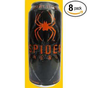 Spider Energy Drink, Original, 16 Ounce (Pack of 8)  