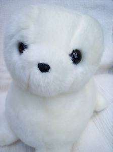 RARE VINTAGE TY CLASSIC WHITE BABY SEAL~MISTY~12 1990  