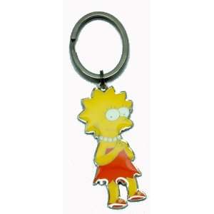 Simpsons Lisa Metal Keychain
